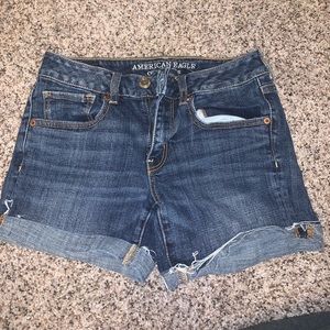 american eagle super stretch jean shorts